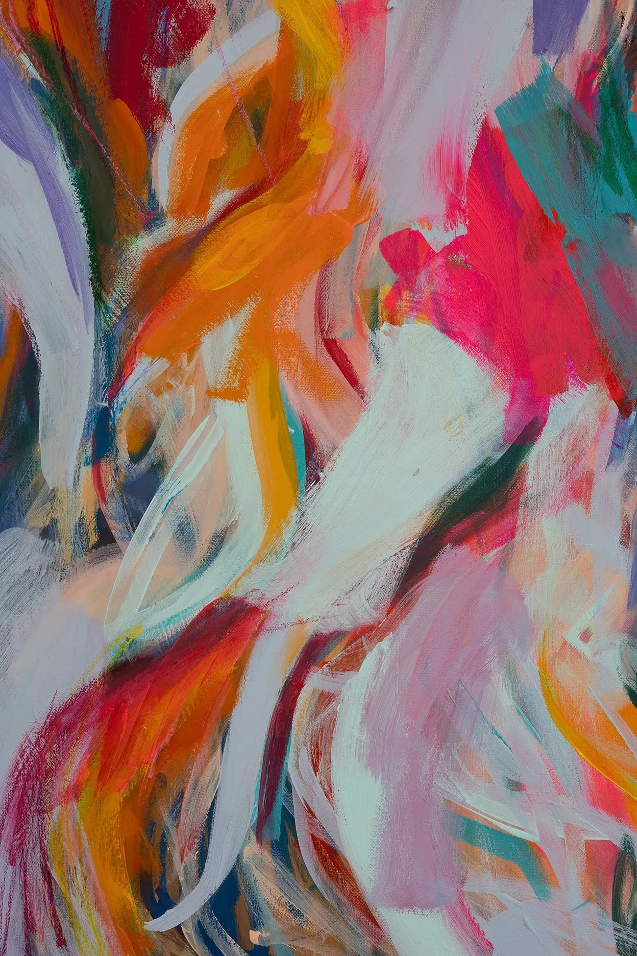 Peinture portrait - Je t'aime mon amour Aurélie Chavanne Art