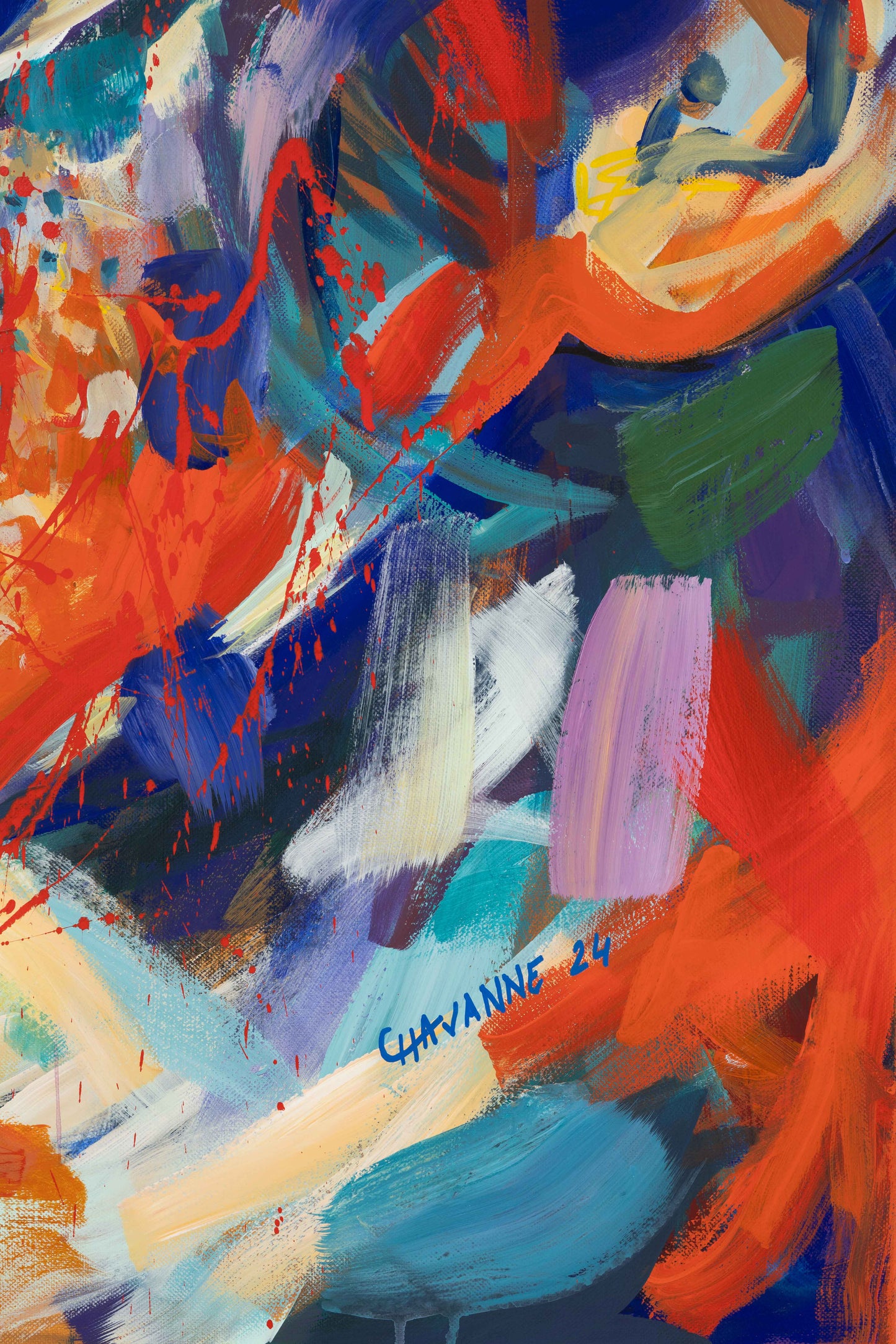 Peinture portrait - La Gracieuse Aurélie Chavanne Art