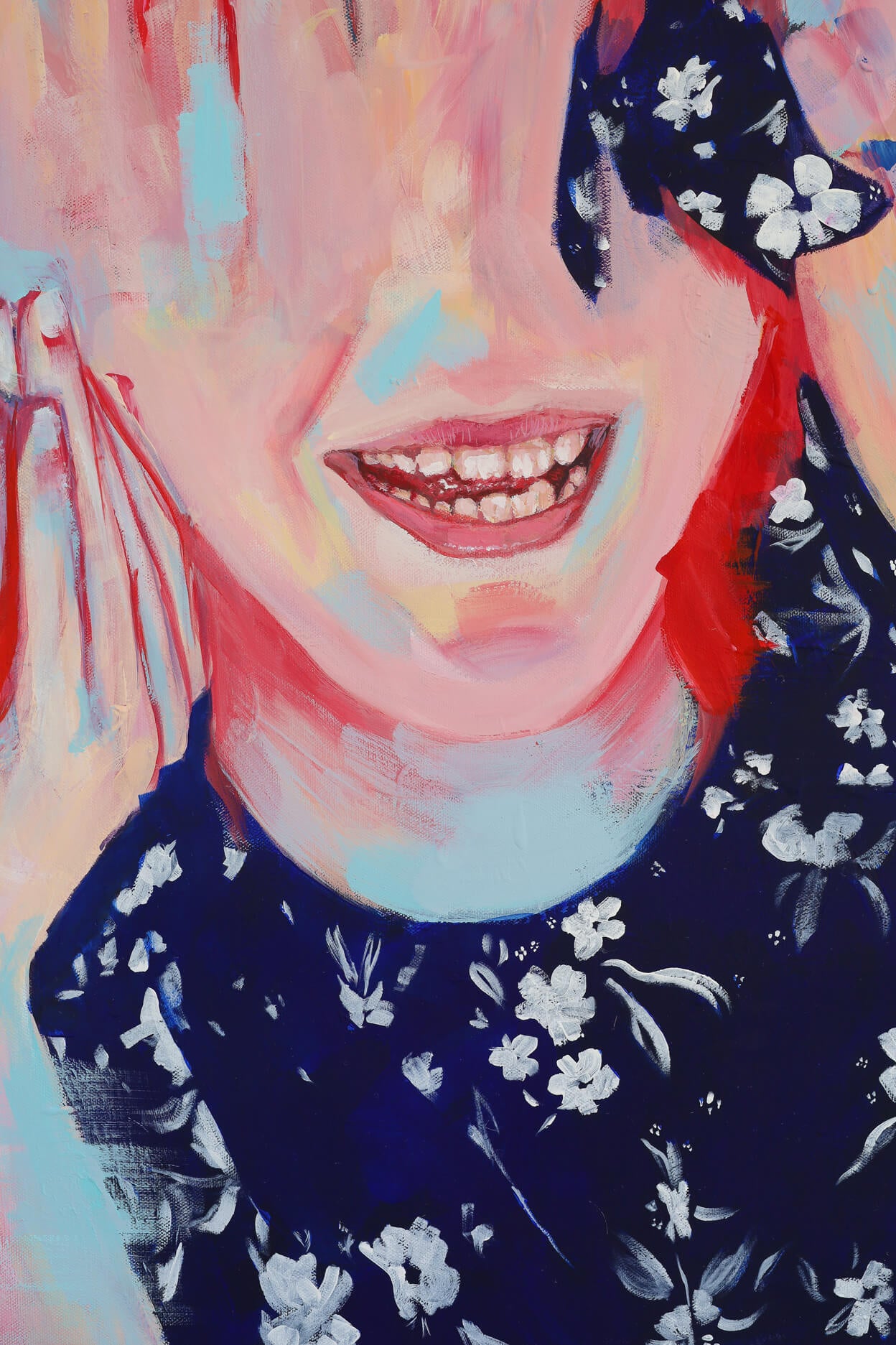 Peinture portrait - Ombres suspendues Aurélie Chavanne Art