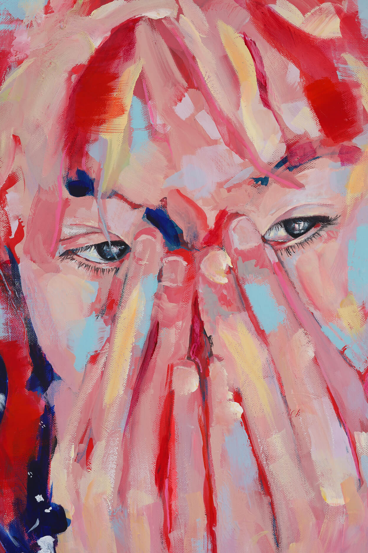 Peinture portrait - Ombres suspendues Aurélie Chavanne Art