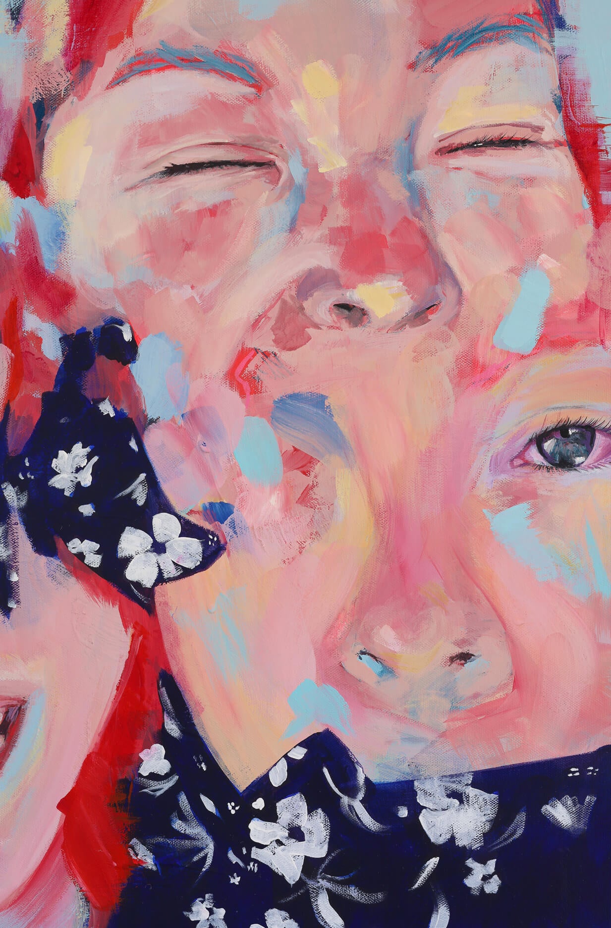 Peinture portrait - Ombres suspendues Aurélie Chavanne Art