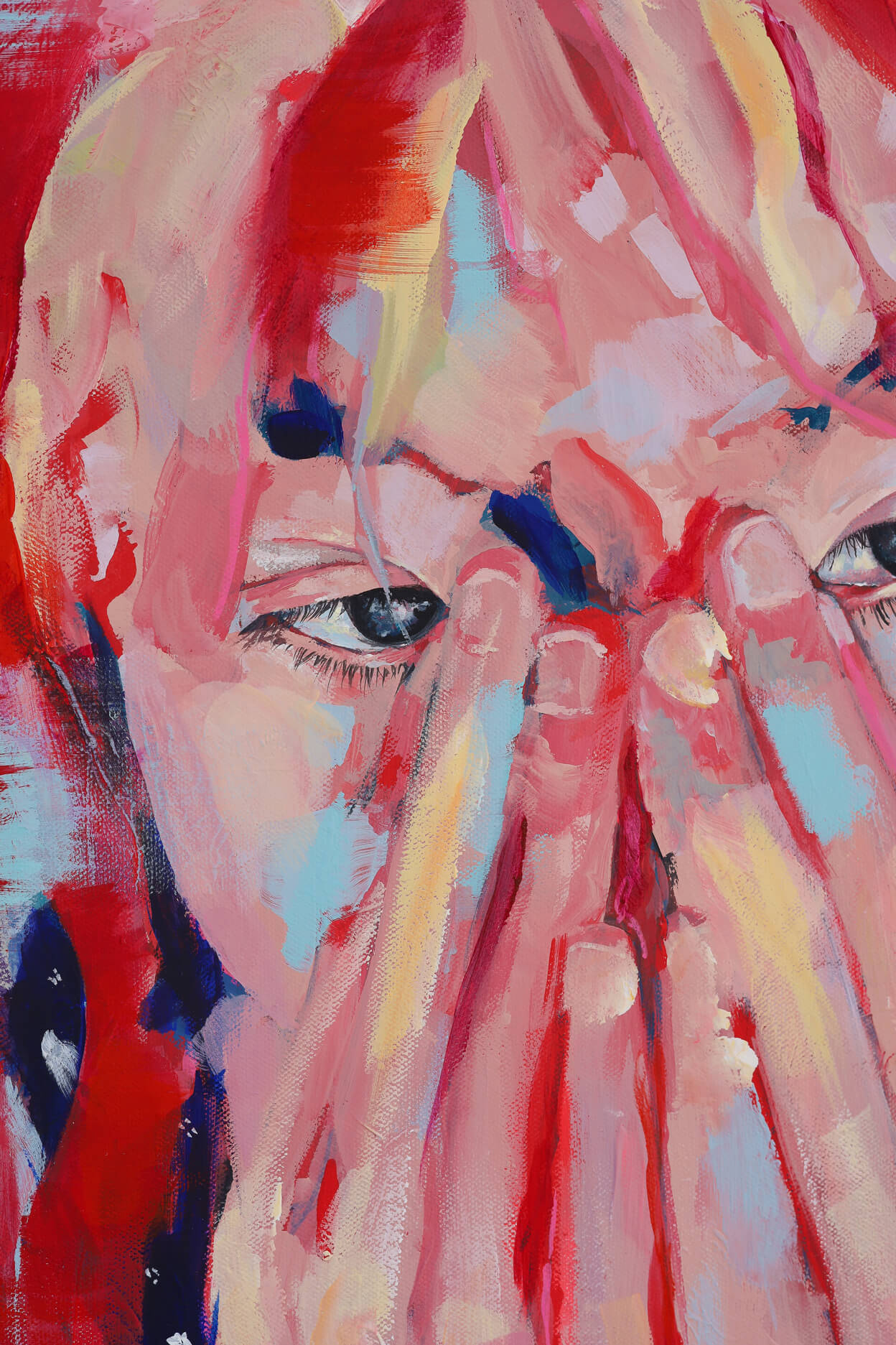 Peinture portrait - Ombres suspendues Aurélie Chavanne Art