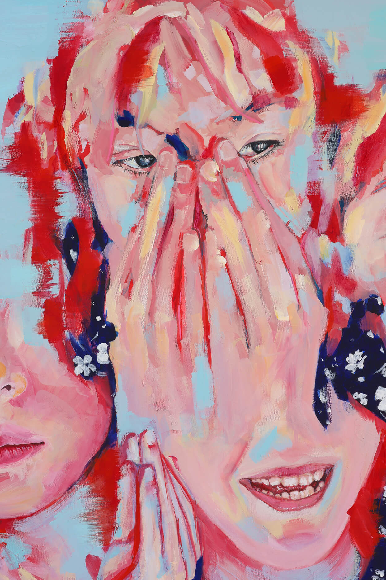 Peinture portrait - Ombres suspendues Aurélie Chavanne Art
