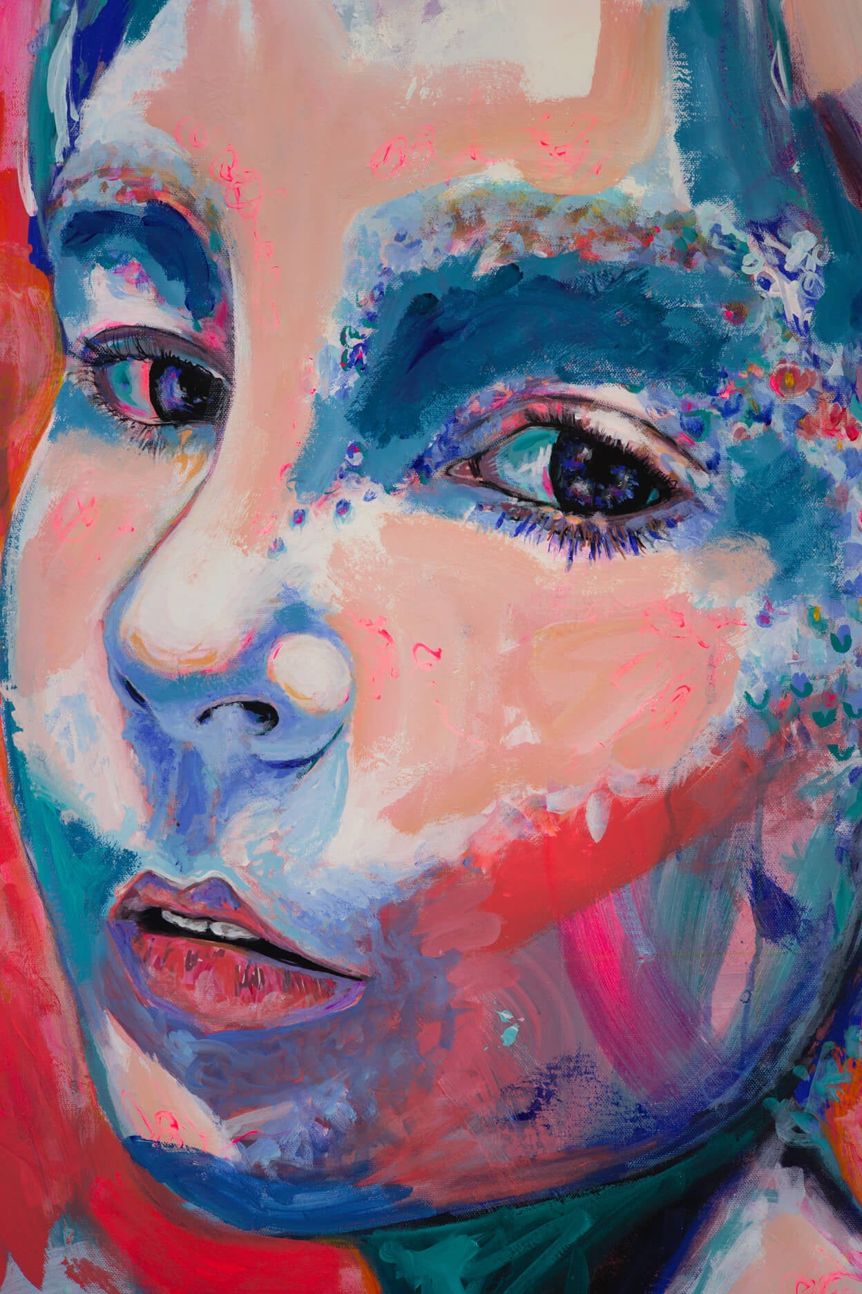 Peinture portrait - Civilisation Aurélie Chavanne Art