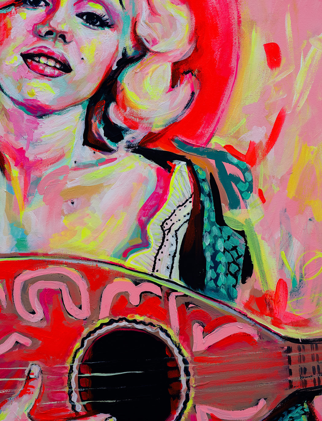 Oeuvre originale - Douceur et Rebellion Aurélie Chavanne Art
